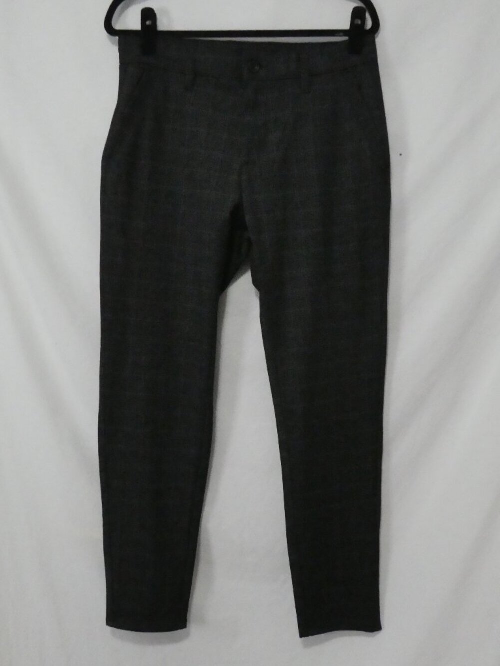 PROJEK RAW Men's Grey Plaid Stretch Chino Dress Pants - Size 32